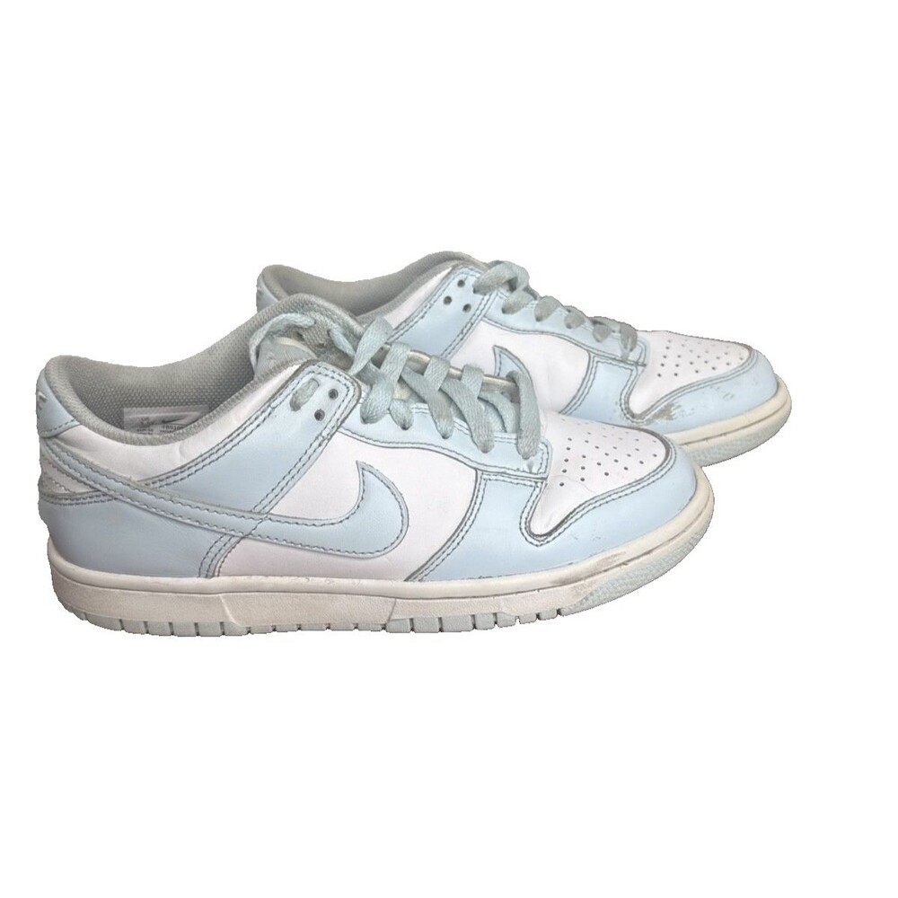 Nike Dunk Low Shoes Size 5.5Y Glacier Blue Pale Ivory FB9109-105 Sneaker Kids
